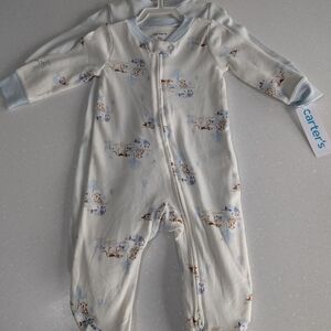 Carter's Cream and Blue Kids Two Pieces